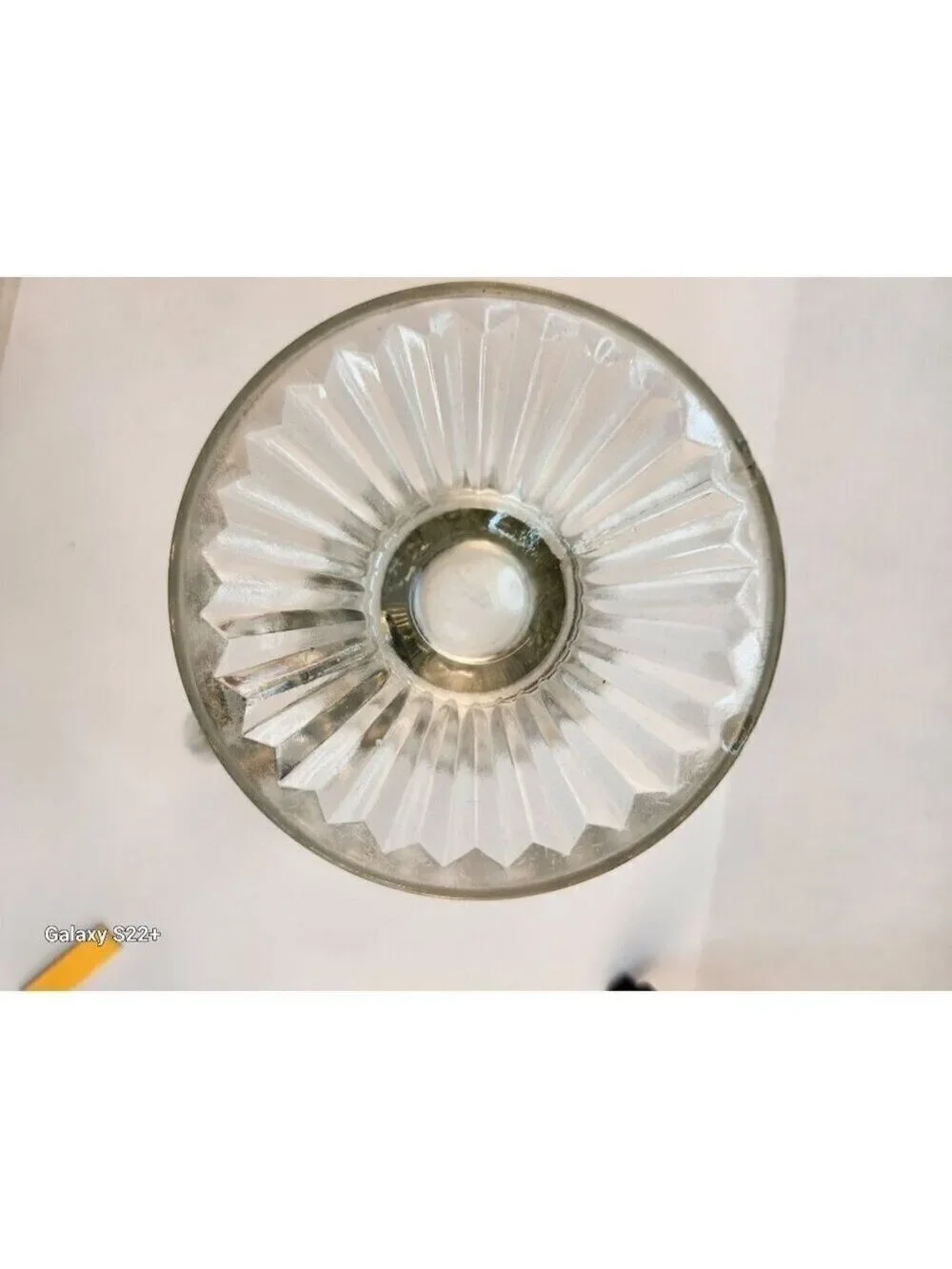 Vintage Jeanette Iris & Herringbone Clear Carnival Depression Glass 9